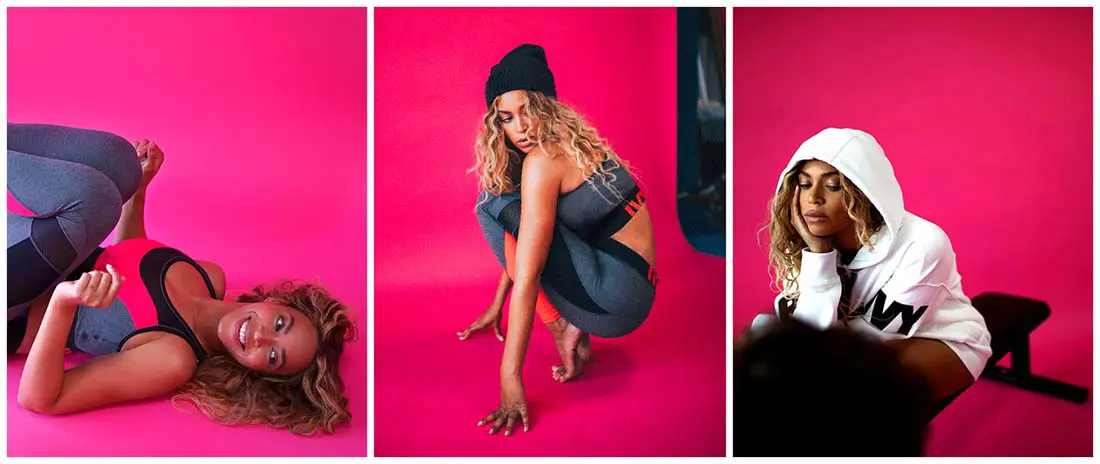 بیانسه جیزل نولز ورزشی زنانه سرخ آبی